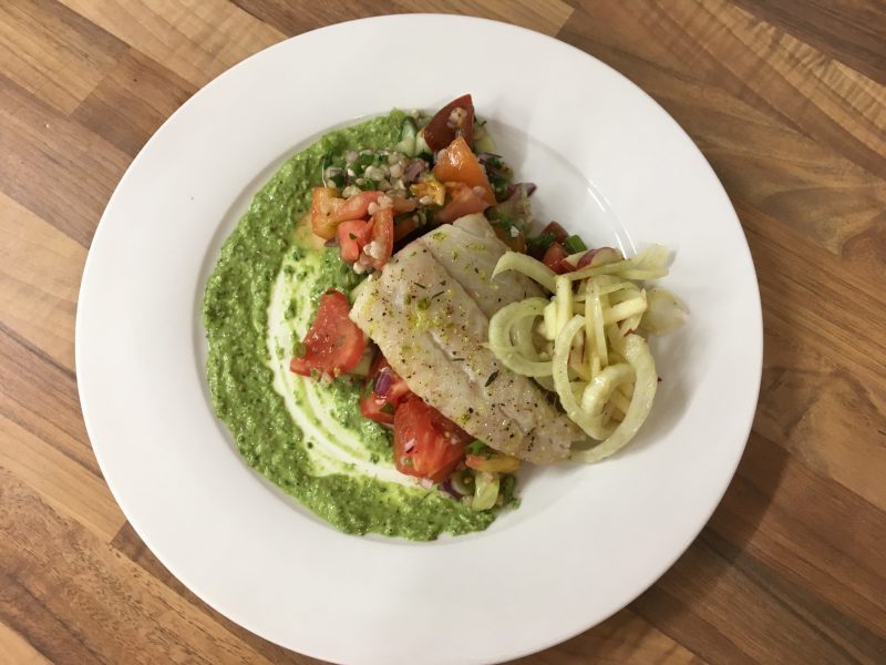 salsa verde, lieu noir.