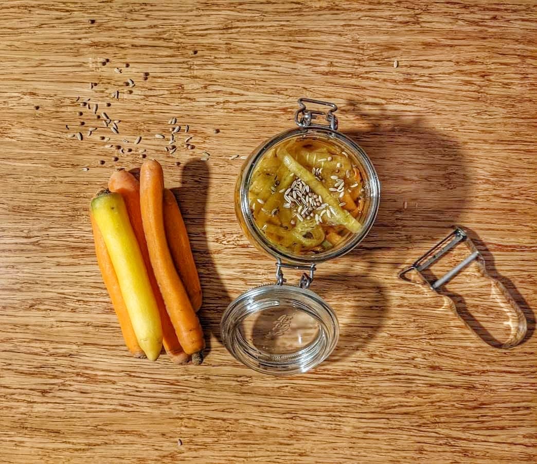 carottes lactofermentées