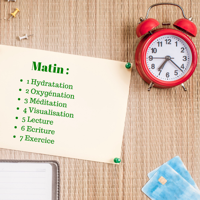 Ma routine matinale en 7 étapes - Equilibres Aliments Terre