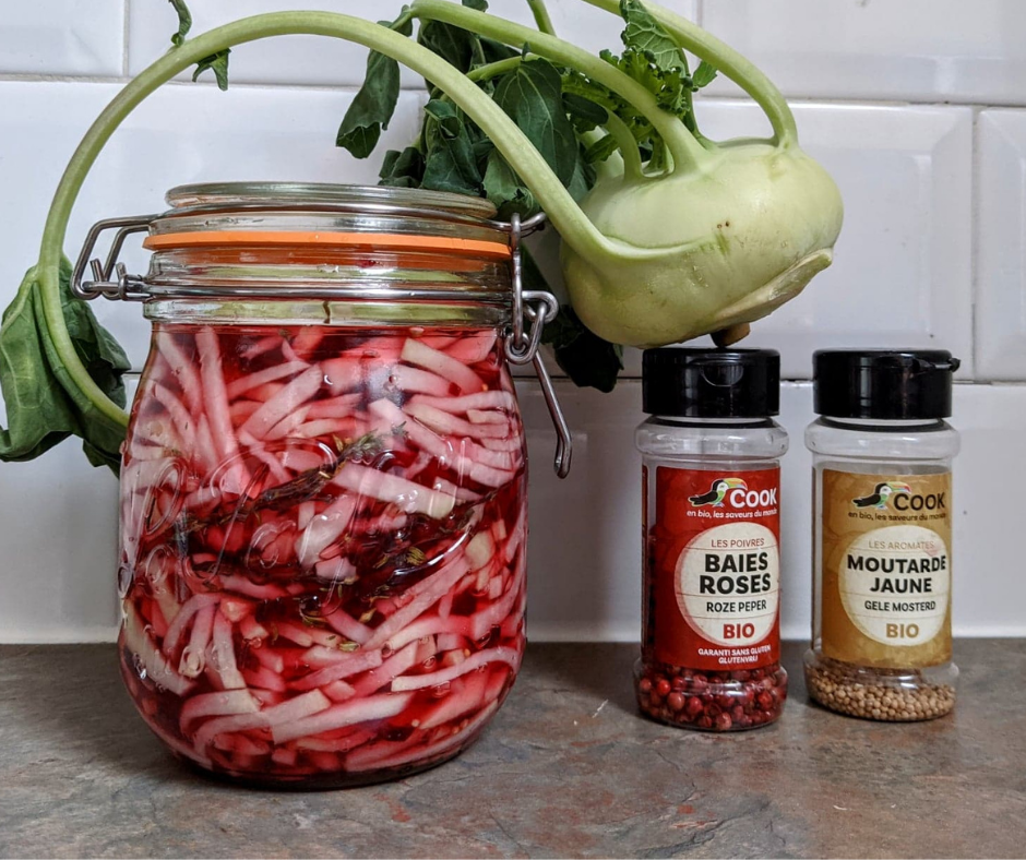 chou-rave lactofermenté