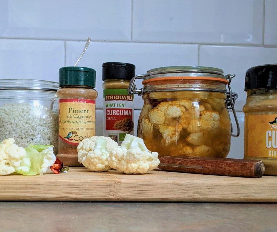 Chou fleur lactofermenté
