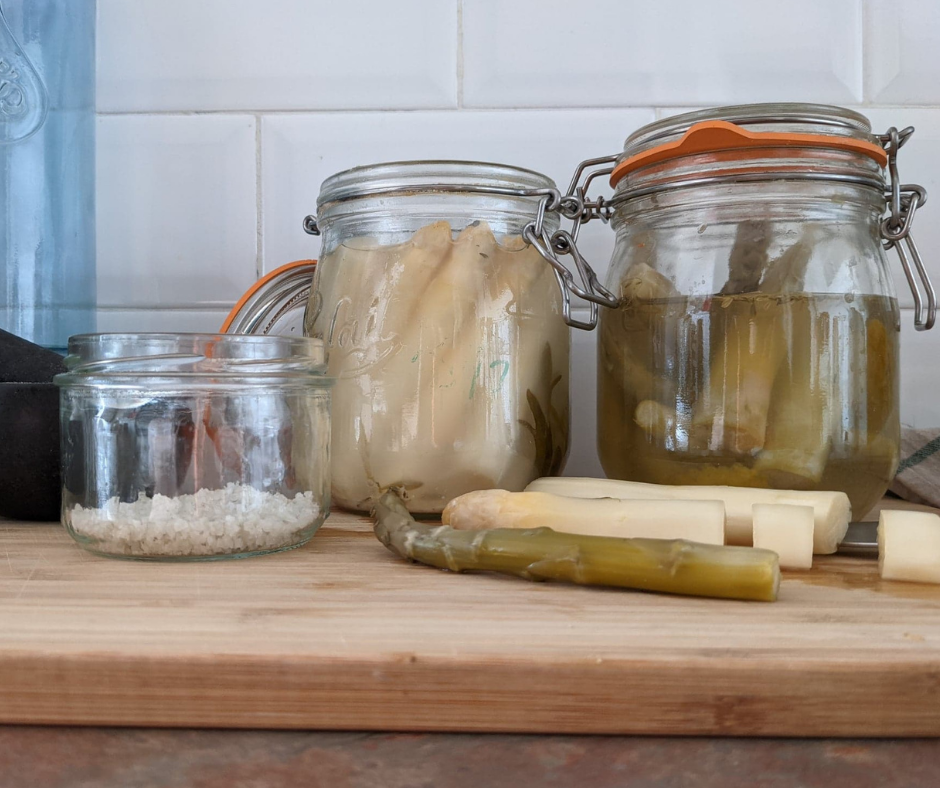 Asperges lactofermentées