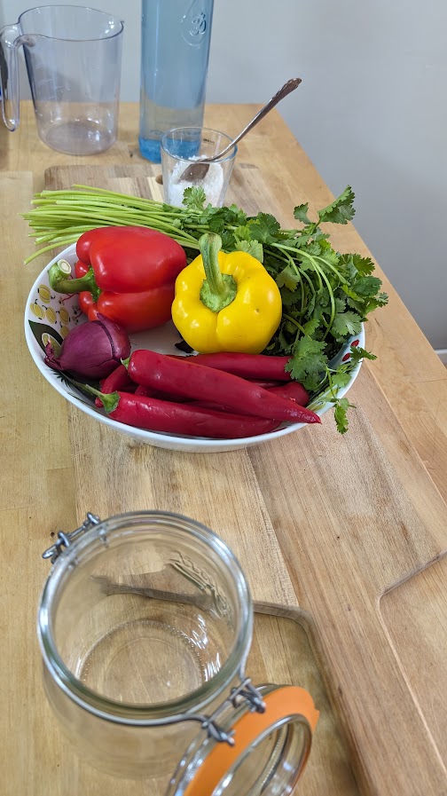 Sauce piquante lactofermentée