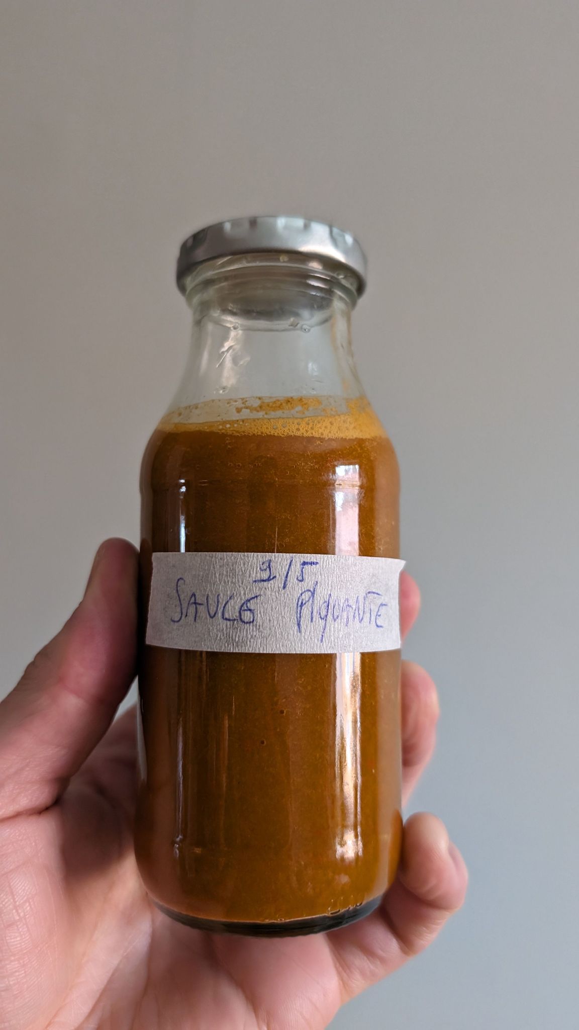 Sauce piquante lactofermentée