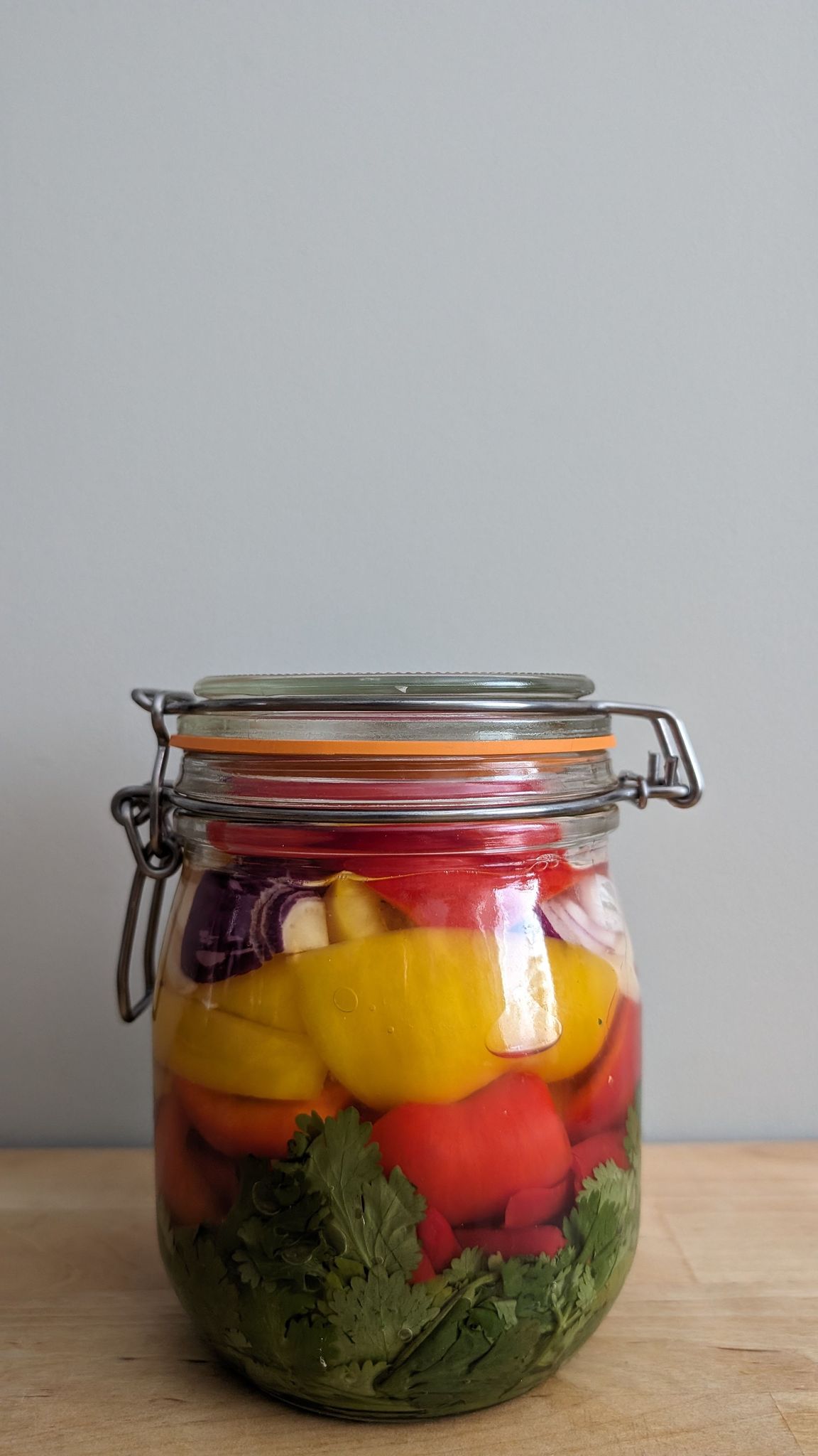 Poivron lactofermenté