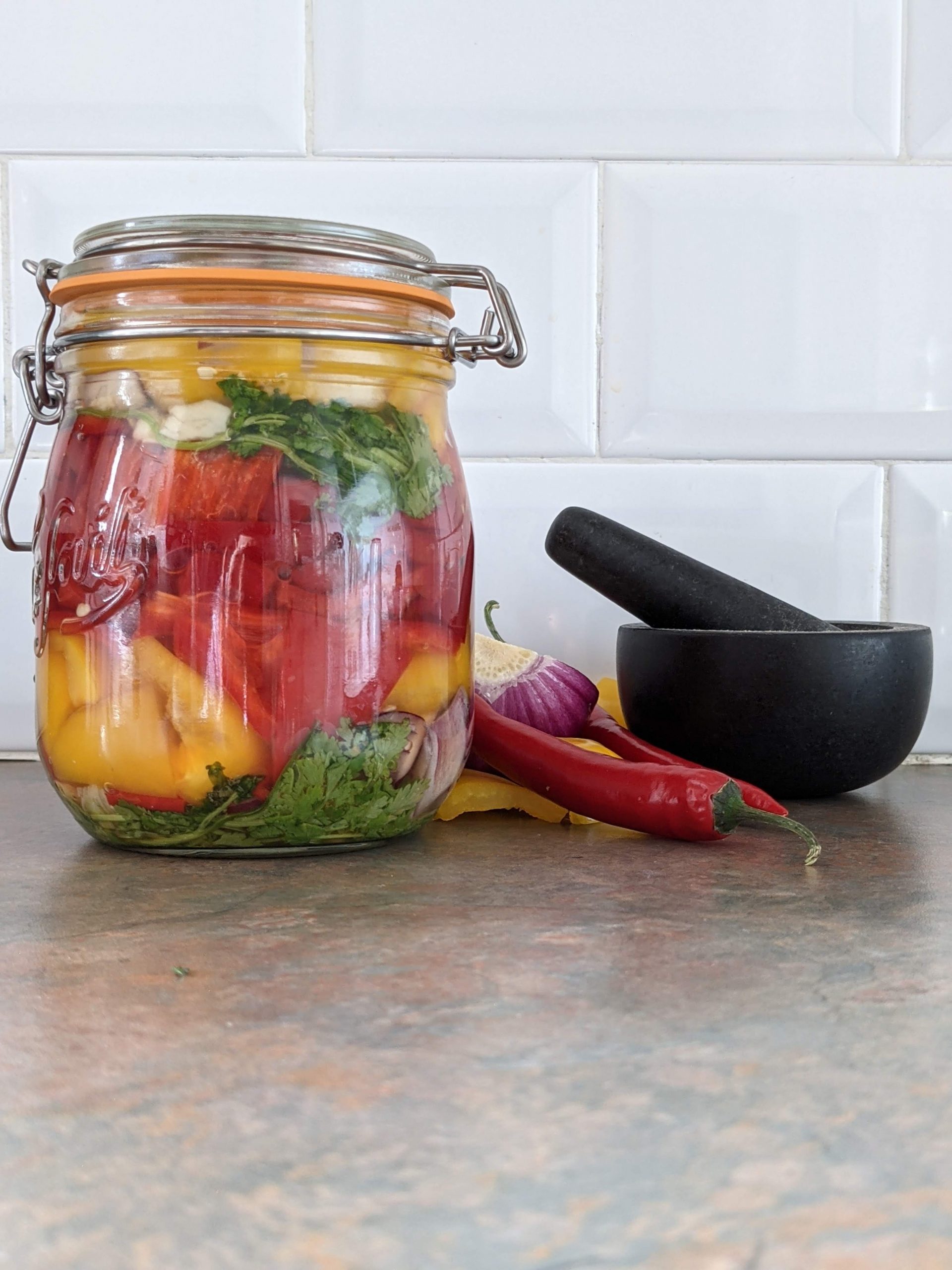 Sauce piquante lactofermentée