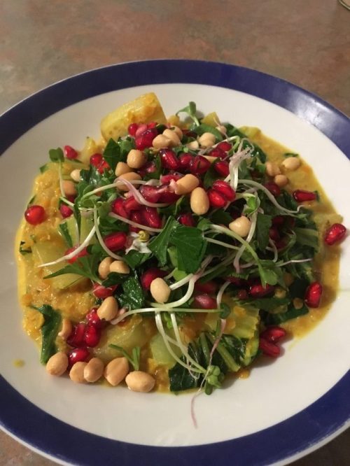 dahl de lentilles de corail